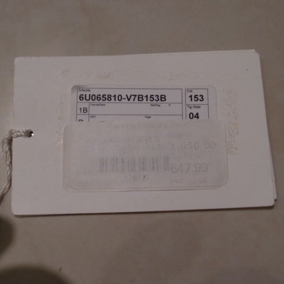 VALENTINO GRAY LACE TROUSERS PANTS SZ 4 - Picture 8 of 9